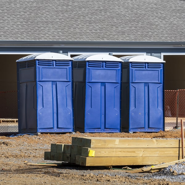 how do you dispose of waste after the portable restrooms have been emptied in Blandinsville IL